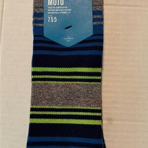 Stance Fusion Moto Mens Crew Socks “Wrapped Moto” SZ L (9-12) NWT